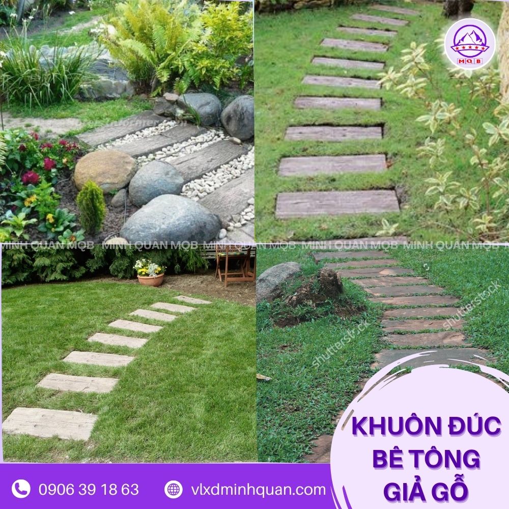 Khuôn Đúc Bê Tông Giả Gỗ - Hình ảnh 4