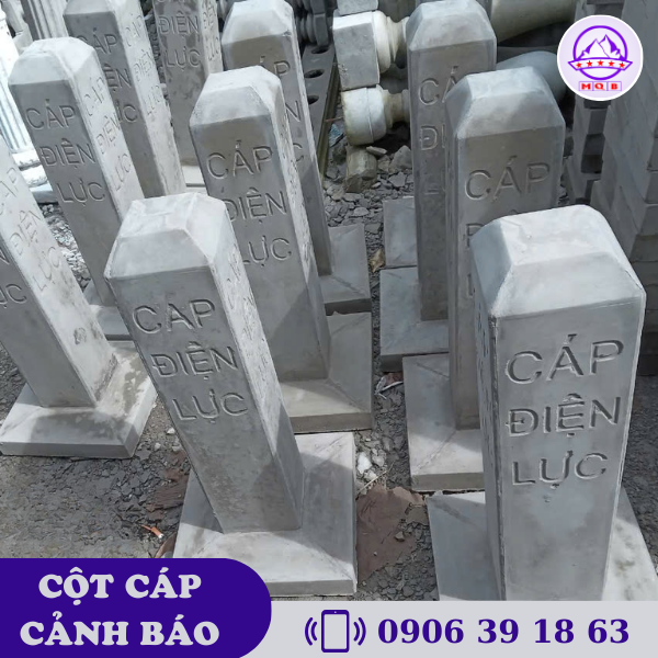 bê tông cảnh báo nguy hiểm