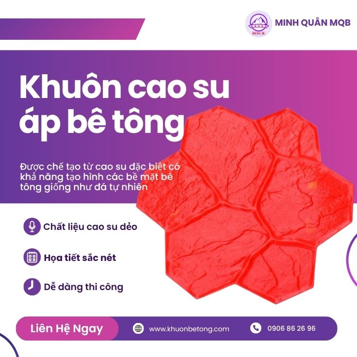 Khuôn áp bê tông giả đá