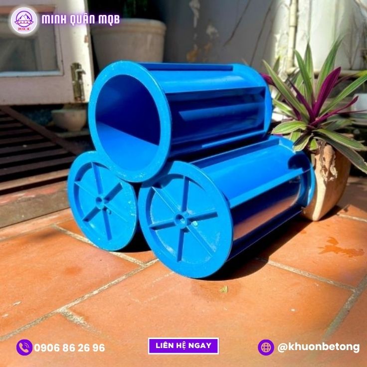Khuôn đúc mẫu bê tông liền mảnh bằng nhựa