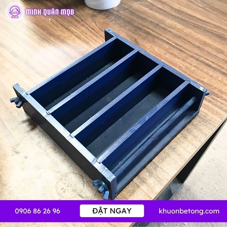 Khuôn đúc mẫu xi măng bằng thép