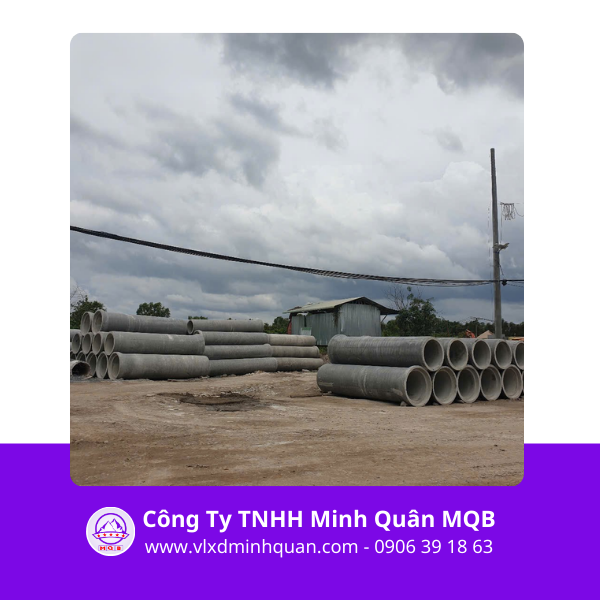 xưởng sản xuất cống ly tâm 4m tại long an