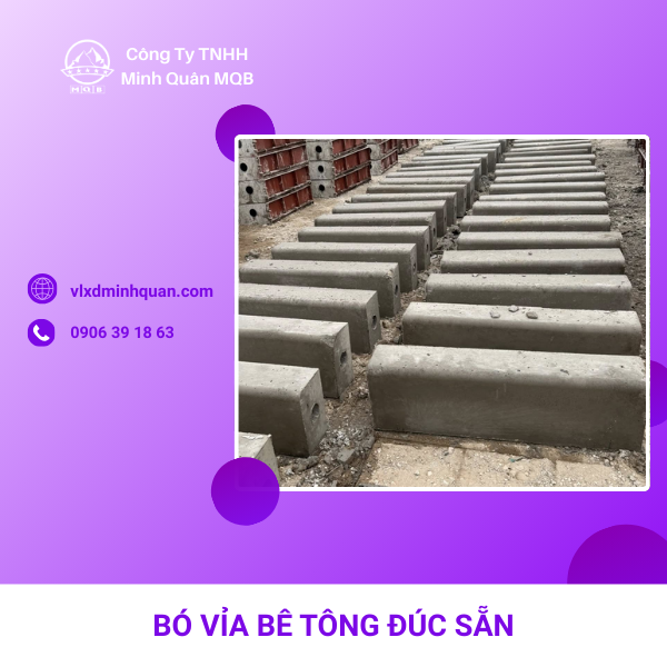xưởng sản xuất bó vỉa vát cong tại long an