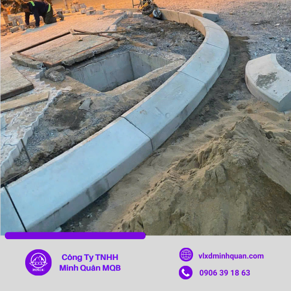 xưởng sản xuất bó vỉa bê tông giá rẻ tại quận 12