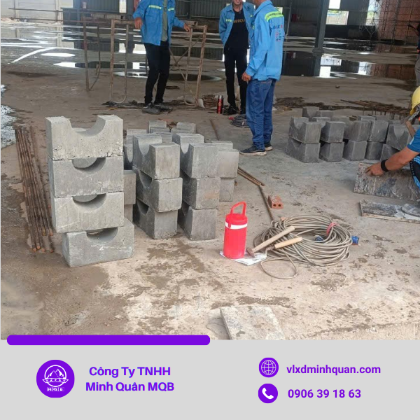 xưởng sản xuất gối đỡ bê tông tại bình thạnh