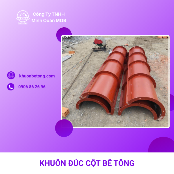 khuôn đúc cột đa dạng kích thước tại mqb