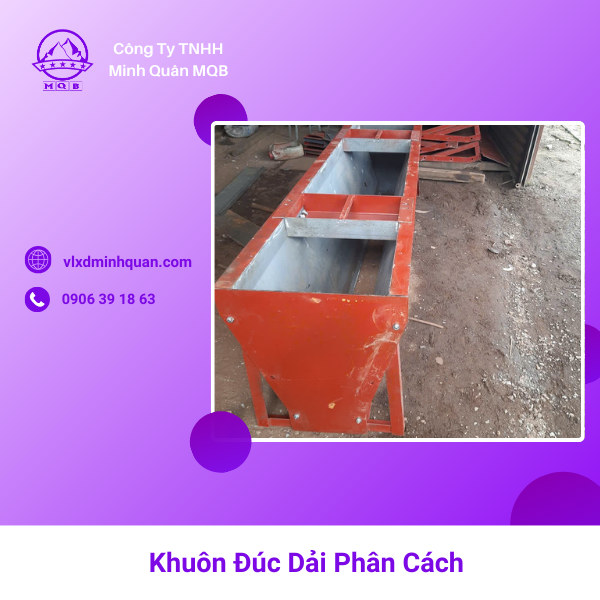 giao khuôn đúc dải phân cách bê tông tại bình dương