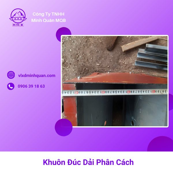 giao khuôn đúc dải phân cách bê tông tại củ chi