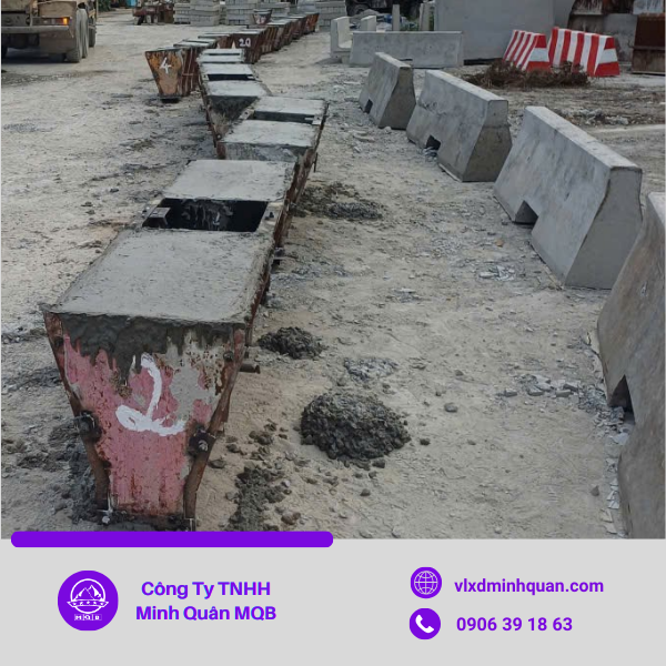 xưởng sản xuất cục phân làn đường ở tây ninh