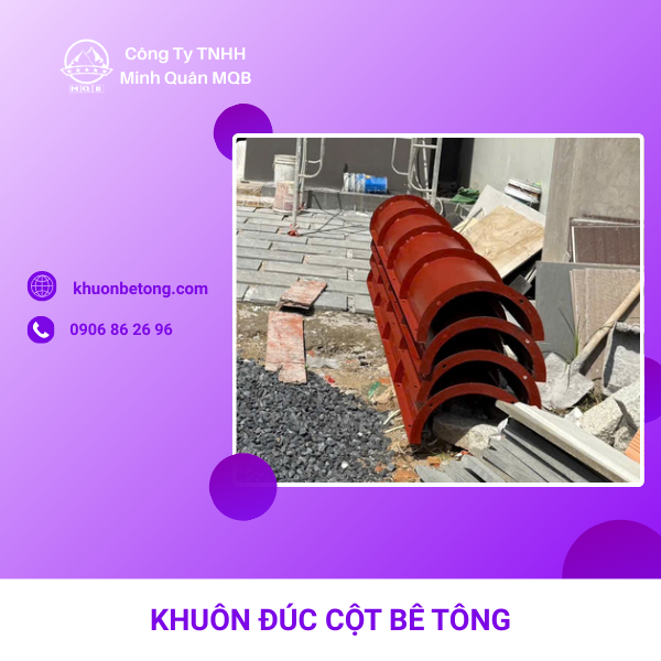 xưởng sản xuất khuôn đúc cột tại long an
