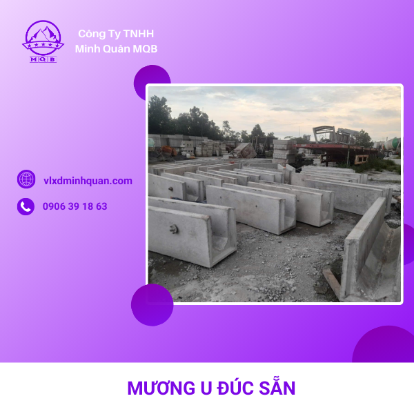 cống chữ u bê tông đúc sẵn tại long an