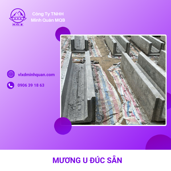 cống chữ u bê tông đúc sẵn tại củ chi
