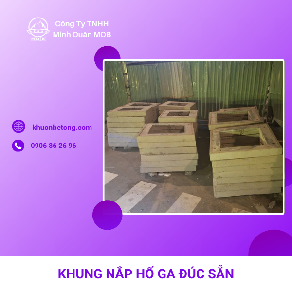 xưởng sản xuất nắp hố ga thoát nước tại long an