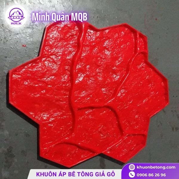 Tấm cao su in hoa vân