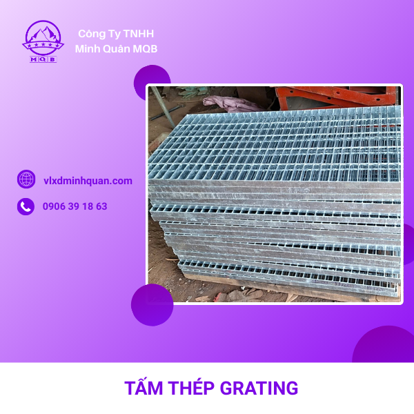 xưởng sản xuất tấm thép grating tại long an