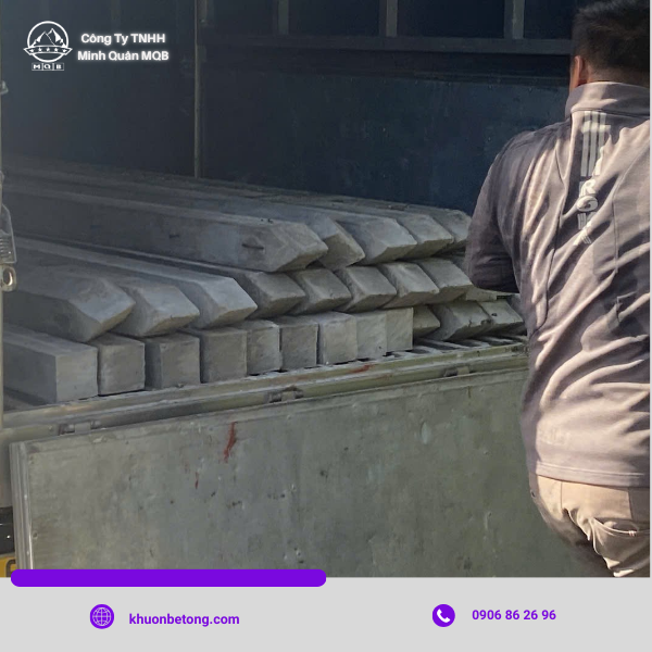 xưởng sản xuất trụ rào cốt thép tại bến cát