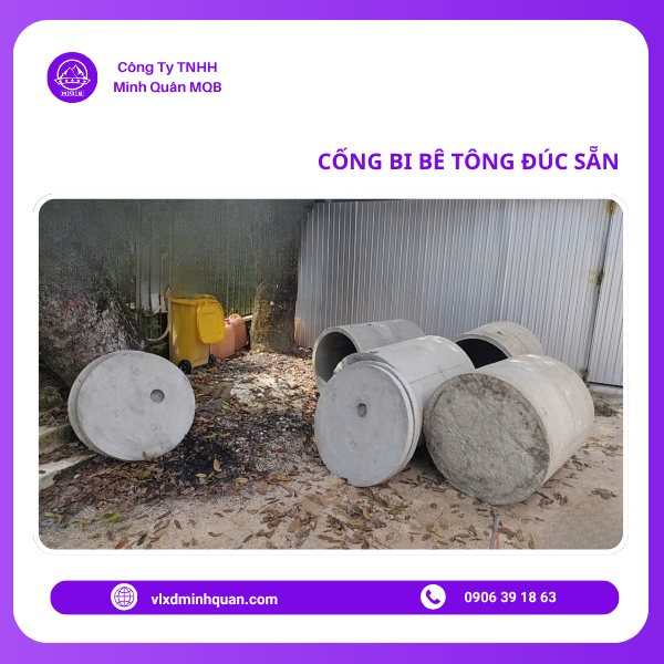 xưởng sản xuất cống bi đúc sẵn tại bình thạnh