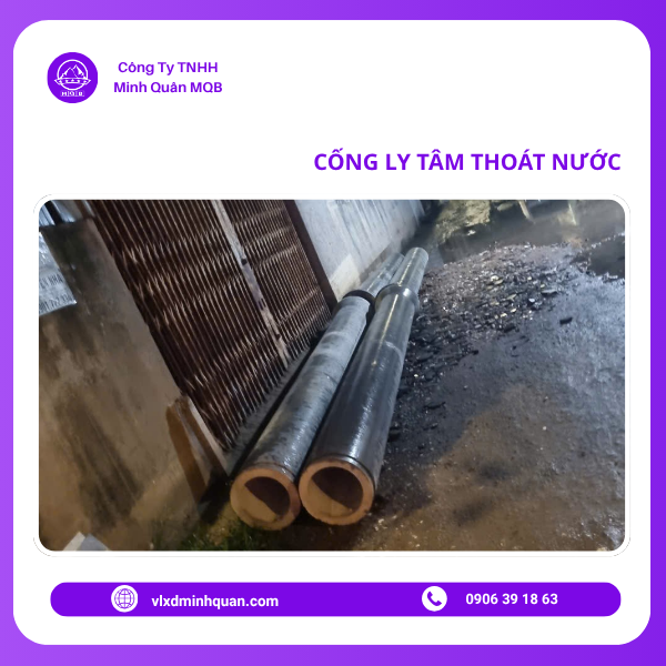 giao cống ly tâm vỉa hè cho công trình nhà bè