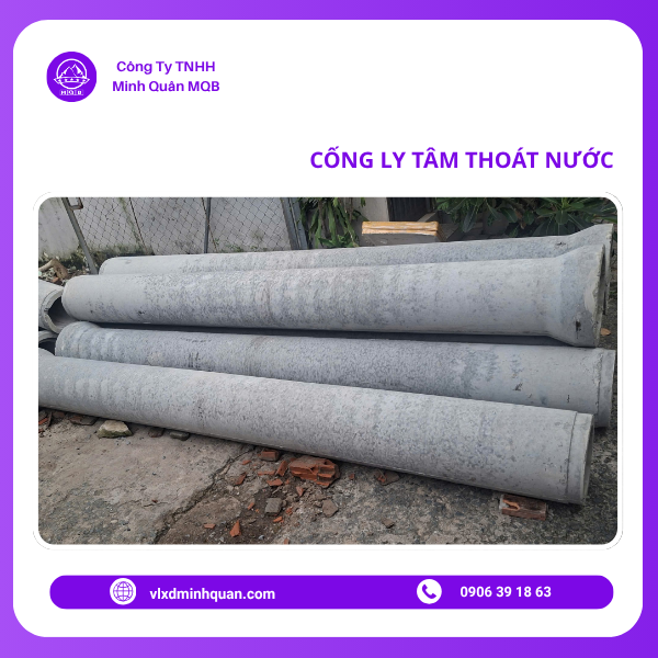 giao cống ly tâm vỉa hè cho công trình cần giờ