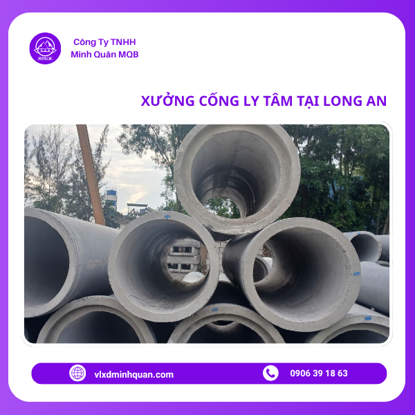 xưởng cống tròn ly tâm tại hóc môn