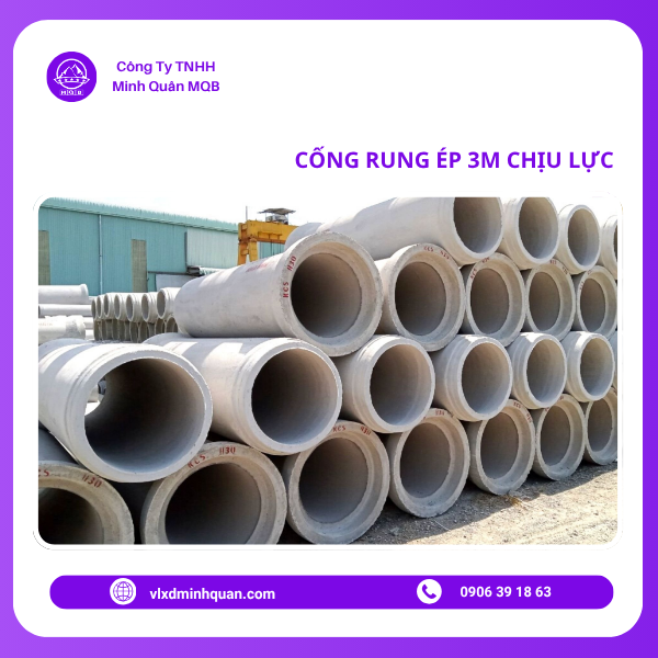 xưởng cung cấp cống rung ép chịu lực tại củ chi