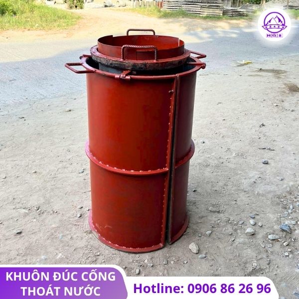 Cốp pha cống tròn sản xuất cống bê tông - Hình ảnh 5