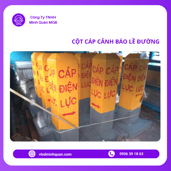 xưởng sản xuất cột cáp cảnh báo tại đồng nai