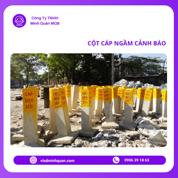 xưởng sản xuất cột bê tông cảnh báo tại củ chi