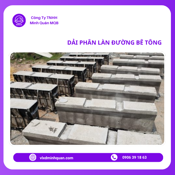 xưởng sản xuất cục phân làn đường bê tông tại quận 12