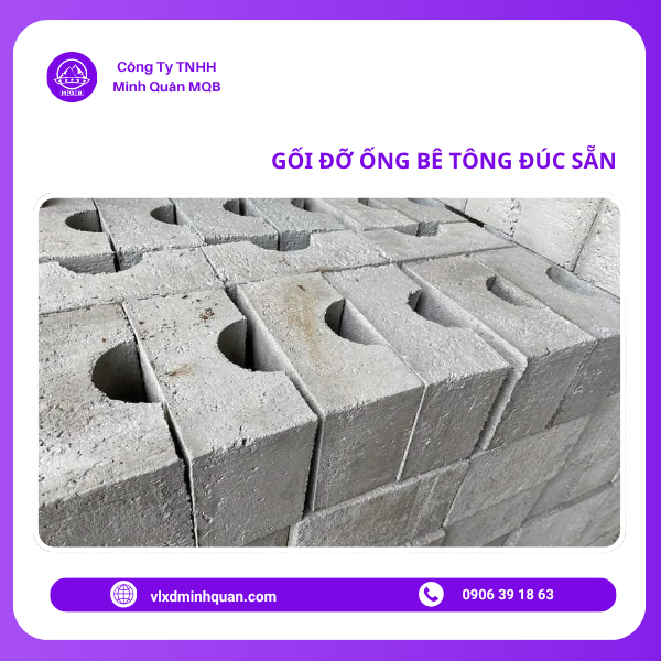 xưởng sản xuất gối đỡ ống dẫn nước tại bình thạnh