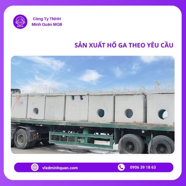 xưởng sản xuất hố ga dẫn nước tại bình thạnh