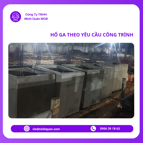 giao hố ga cốt thép tại đồng nai