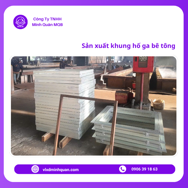 xưởng sản xuất khung nắp bê tông tại đồng nai