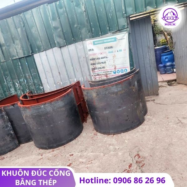Khuôn cống tròn bằng thép tháo lắp