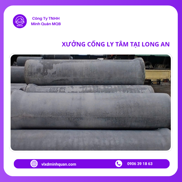 xưởng sản xuất cống tròn thoát nước long an