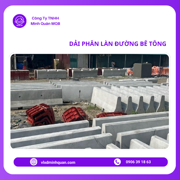 xưởng sản xuất cục phân làn đường bê tông tại đồng nai