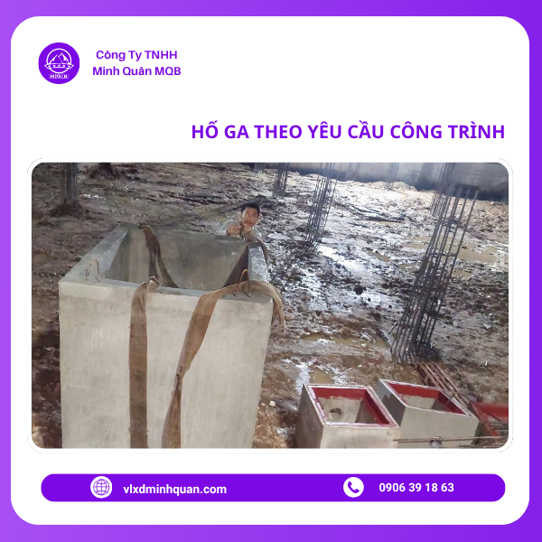 giao hố ga cốt thép tại tây ninh