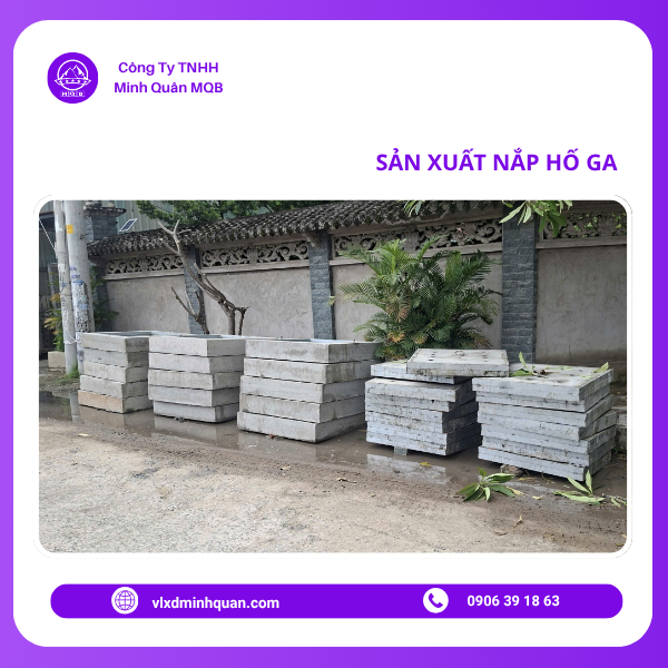 giao nắp hố ga tại công trình quận 2