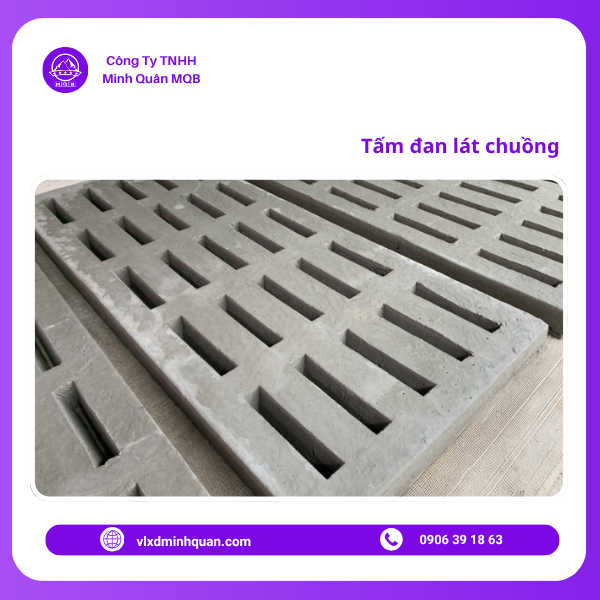 xưởng sản xuất tấm đan lát chuồng tại long an