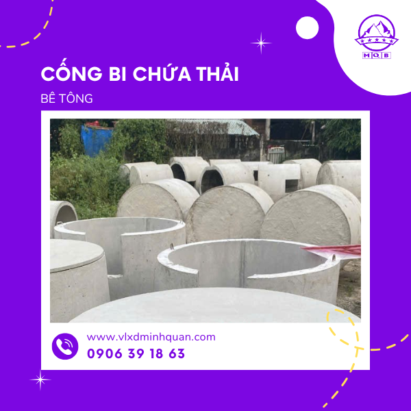 sản xuất cống bi chứa thải tại long an