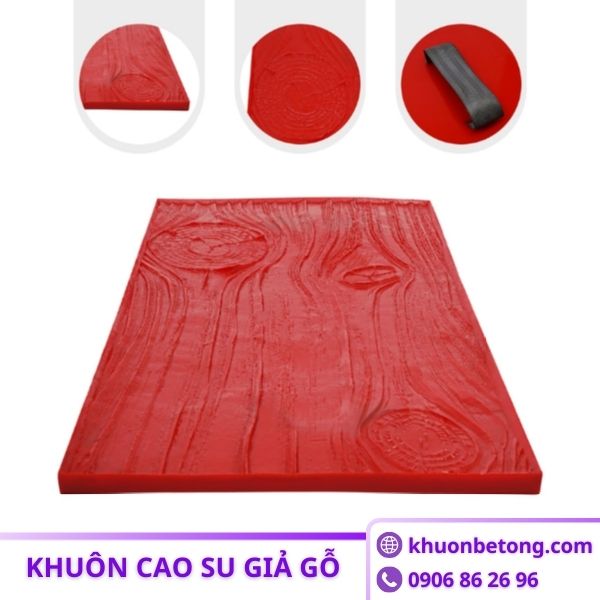 Bê tông áp khuôn giả gỗ