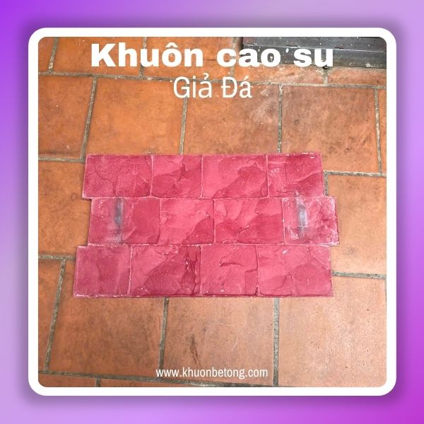 Bê tông áp khuôn vân đá