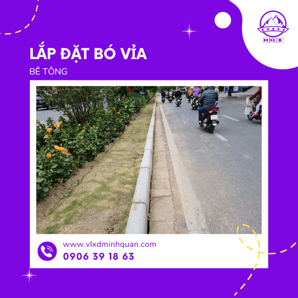 xưởng sản xuất bó vỉa đúc sẵn tại long an