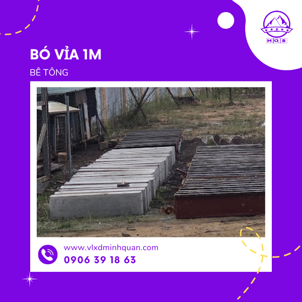 xưởng sản xuất bó vỉa 1m tại tphcm