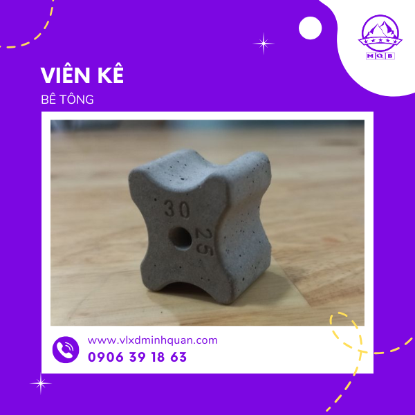 viên kê bê tông có sẵn tại nhà bè