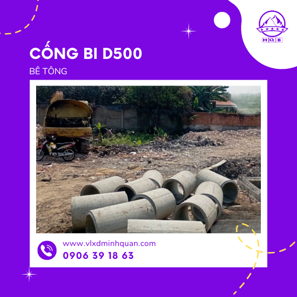 lắp đặt cống bi d500 tại bình thạnh