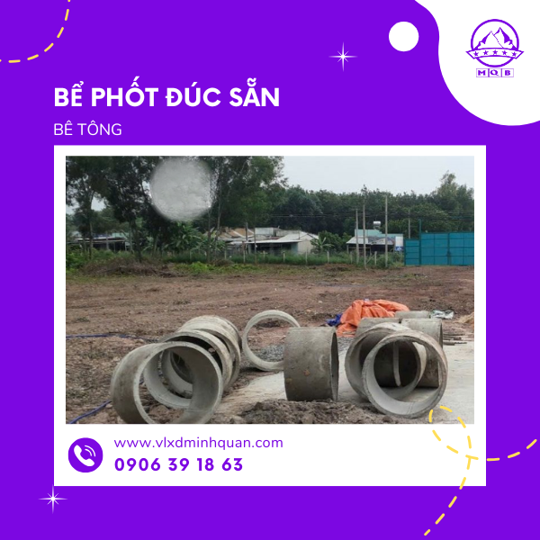 lắp đặt bể phốt cao 0.5m tại củ chi