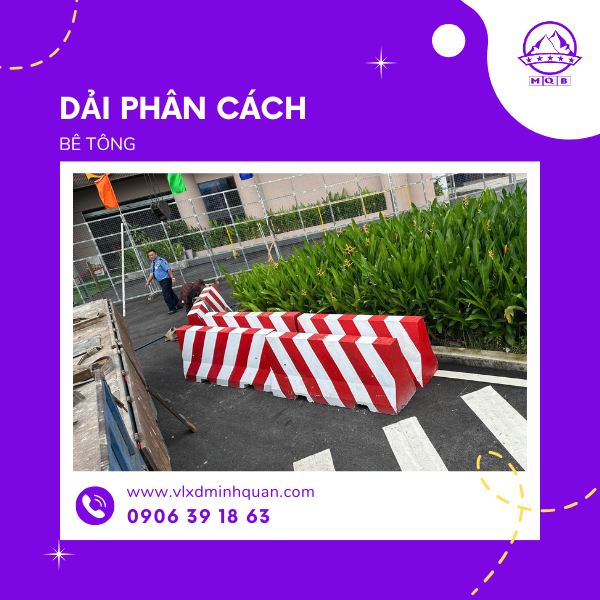 xưởng sản xuất bê tông phân cách tại hóc môn