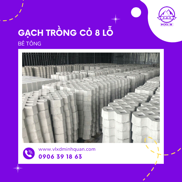 sản xuất gạch 8 lỗ bê tông tại đồng nai