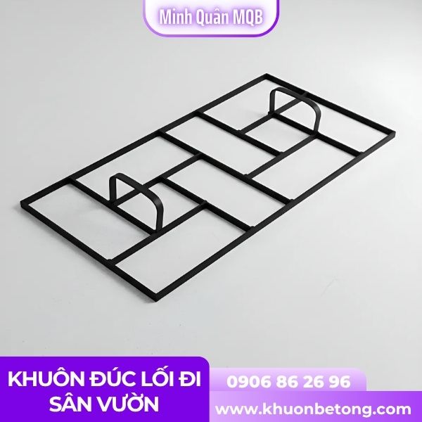 Khuôn bằng thép làm lối đi